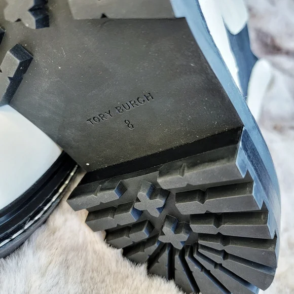 💋LAST DAY!!💋Tory Burch Ivory Leather Benton Boots size 8 - FINAL PRICE - Picture 8 of 11